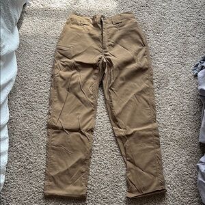 Men's Duluth Trading Tan Active Work Pants Size 32